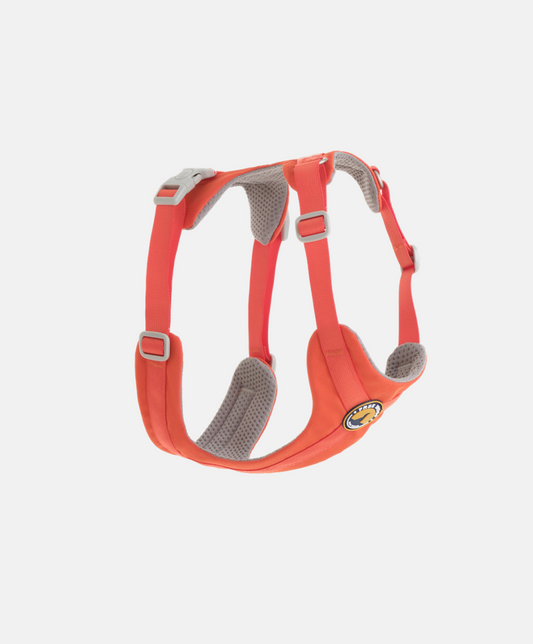 Vibrant Zero Dog Harness - Sunset Orange