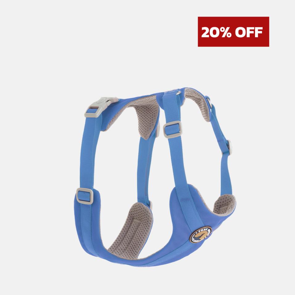 Vibrant Zero Dog Harness - Sky Blue