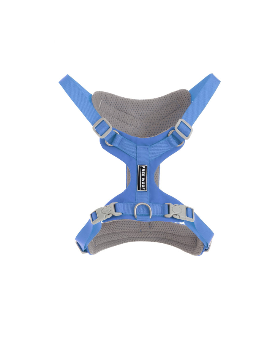 Vibrant Zero Dog Harness - Sky Blue