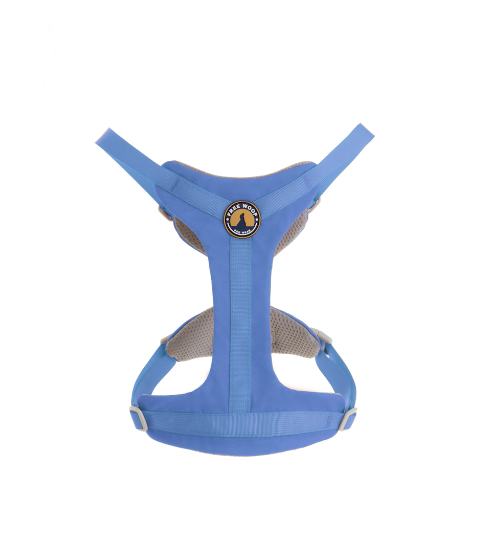 Vibrant Zero Dog Harness - Sky Blue